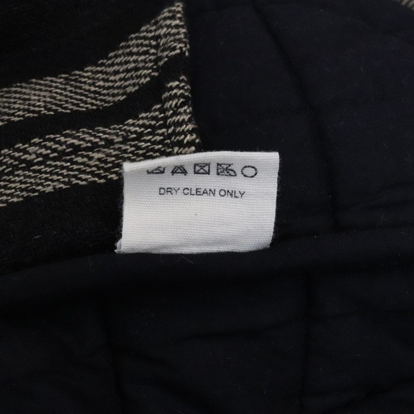 NWT MIRTH Bruges Jacket Small Black Golden Stripe Quilted Coat Handmade Belted - Picture 11 of 11